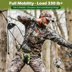 YIBOBO 2-Pack Hunting-Saddle Hip Pinch Eliminator: Lightweight Rope Bridge Spreader for Tree Saddle & Saddle Hunting Kit, Durabl