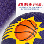 Franklin Sports Nba Phoenix Suns Mini Foam Basketball - Kids 5.5'' Inch Toy Basketball For Over The Door + Mini Indoor Hoops - N