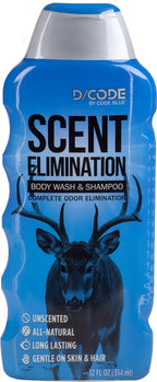 Code Blue Scent Elimination Body Wash & Shampoo, 12 fl oz
