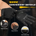Freetoo Full-Finger Workout Gloves For Men, [Excellent Grip] [Palm Protection] Padded Weightlifting Gloves Lightweight Gym Glove