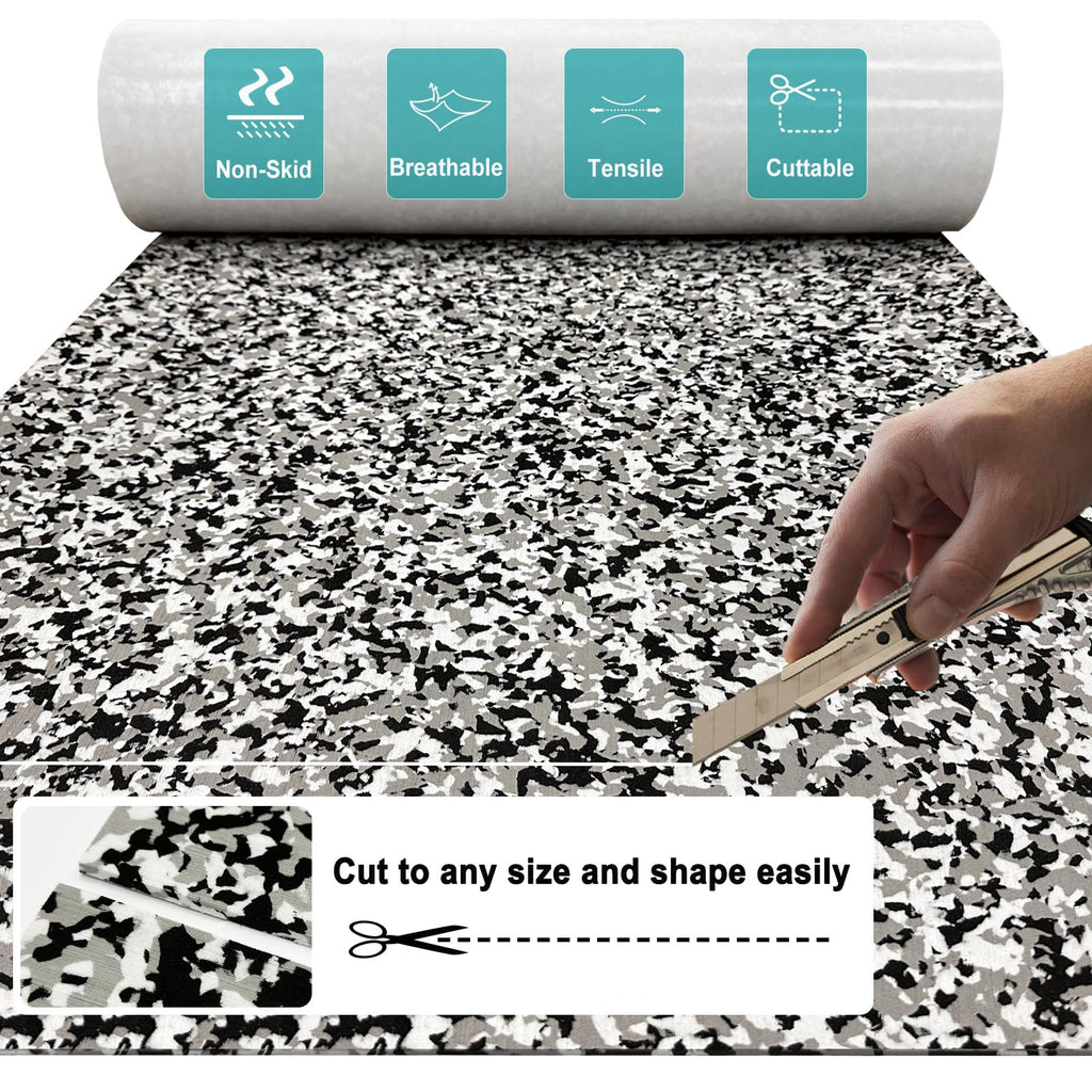 Hjdeck Boat Flooring Eva Foam Boat Decking Self Adhesive Non Slip Boat Carpet Brushed Camo Snow Marine Mat For Fishing Boat Kaya