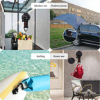 Conbola Heavy Duty Suction Cups With Hooks 4 Pieces Upgraded Car Camping Tie Down Suction Cup Camping Tarp Accessory With Securi