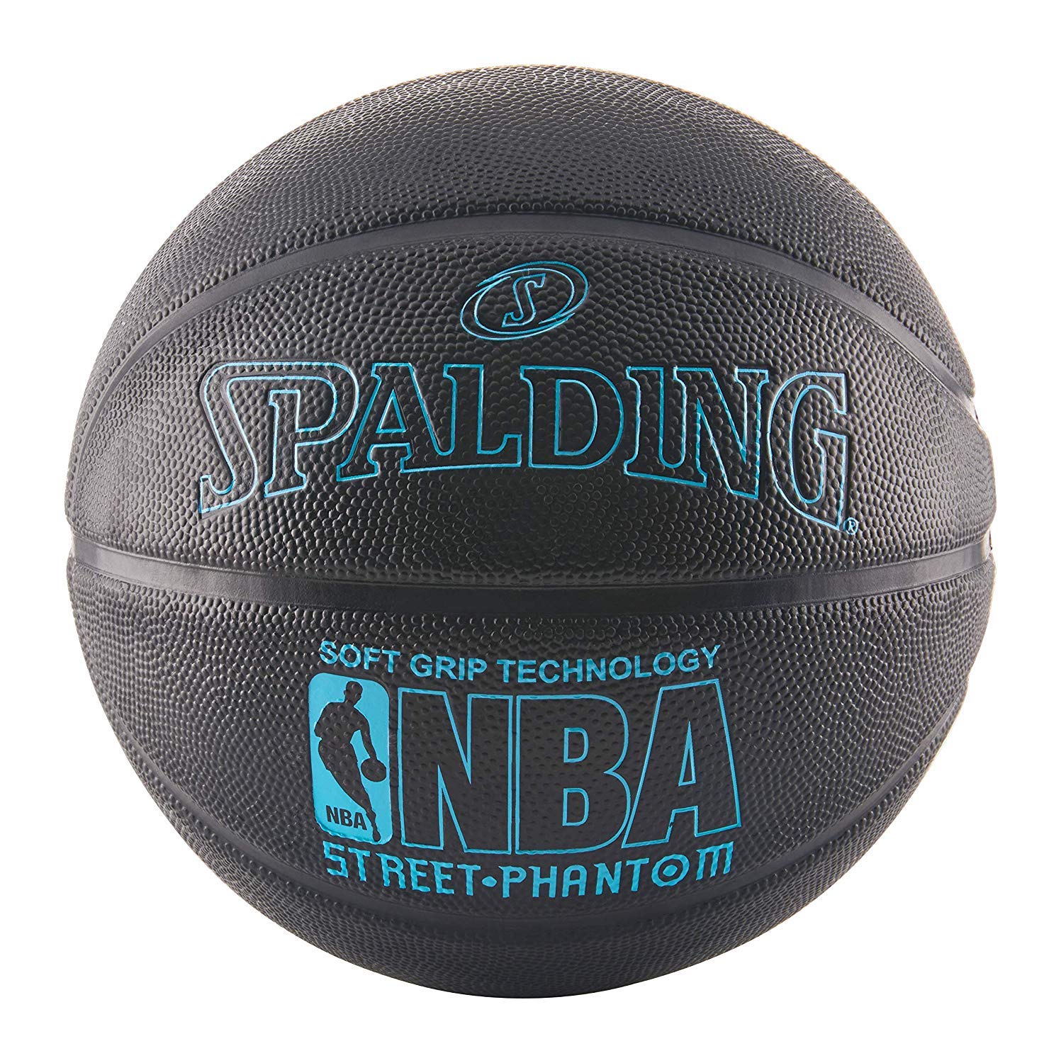 Spalding Nba Street Phantom Outdoor Basketball Neon Blue 29.5''