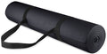 Fitvids All-Purpose 1/4-Inch High Density Anti-Tear Exercise Yoga Mat With Carrying Strap, Black