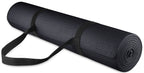 Fitvids All-Purpose 1/4-Inch High Density Anti-Tear Exercise Yoga Mat With Carrying Strap, Black
