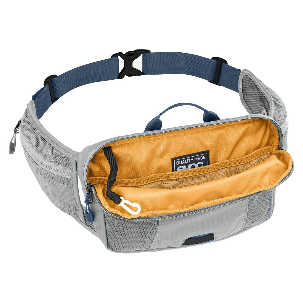 Evoc Hip Pouch 1 Waist Bag Bum Bag For Bike Tours And Trails, 1 L Capacity, Air Pad System For Optimal, 2 Waist Belt Pockets, 2