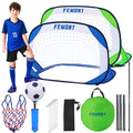 Femont Soccer Goals Set For Backyard, 4X2.5Ft Portable Pop Up Soccer Nets With Carrying Bag For Indoor Outdoor Games Practice Tr