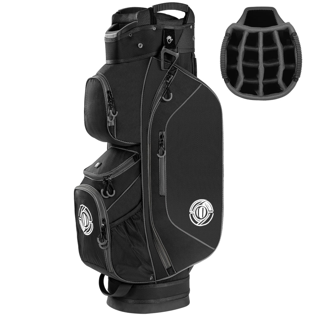 Shopsource Golf Cart Bag, 15 Way Top Lightweight Golf Bag, Golf Club Cart Bags for Men Women with Full-Length Dividers, Dedicate