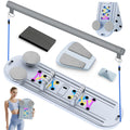Pilates Board Pilates Reformer Set, 15 In 1 Pilates Sliding Board,Multifunctional Abdominal Board,Multi-Purpose Foldable Pilates