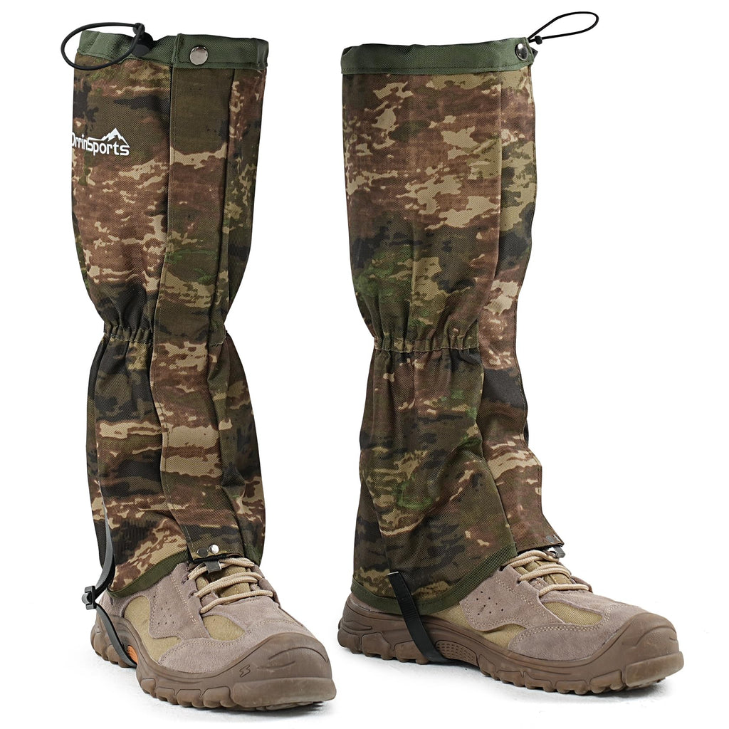 Waterproof Adjustable Leg Gaiters For Men And Women Gators For Hiking Boots In Snow Hunting Sand And Mud Mountain Climbing Or Sn