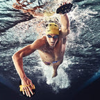Speedo Unisex Swim Training Preflex Paddles,Yellow,Large