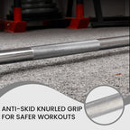 Fitvids Vinyl Standard 1-Inch Weight Plates Set with 5FT Standard Bar for Strength Training and Weightlifting, 80 LBS