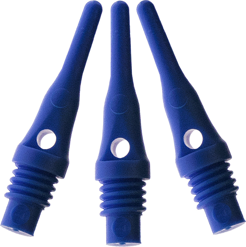 Viper Dart Accessory: Tufflex S.S. (Super Short) 2Ba Thread Soft Tip Dart Points, Blue, 1000 Pack