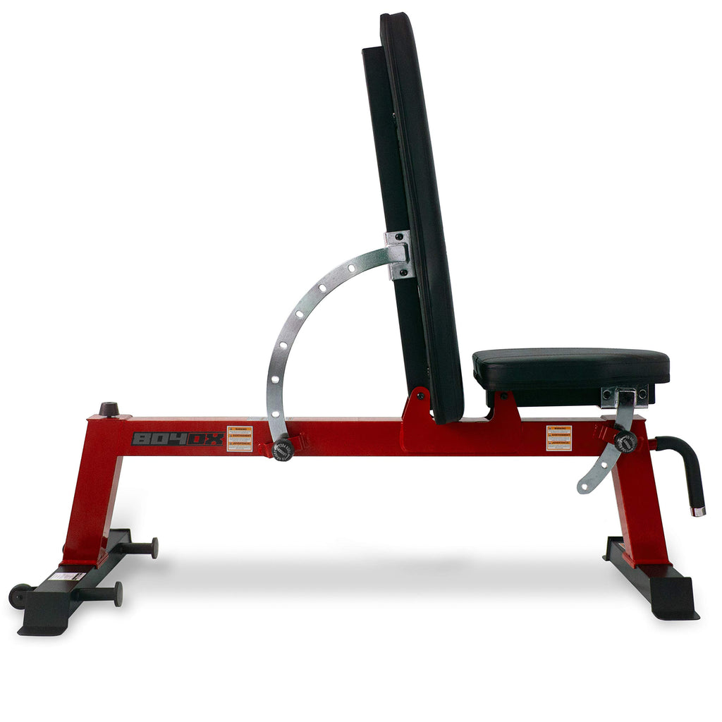 Cap Barbell Deluxe Utility Weight Bench, Red (Fm-Cs804Dx-Rd)