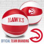 Franklin Sports Nba Atlanta Hawks Toy Basketballs - 2 Pack Of Kids Soft Mini Basketballs For Over The Door + Indoor Hoops - Nba