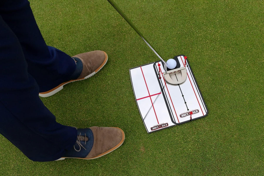 Eyeline Golf Small Putting Alignment Shoulder Mirror - Portable Aids To Improve Your Putting Setup, Eye Placement, Putter Face A