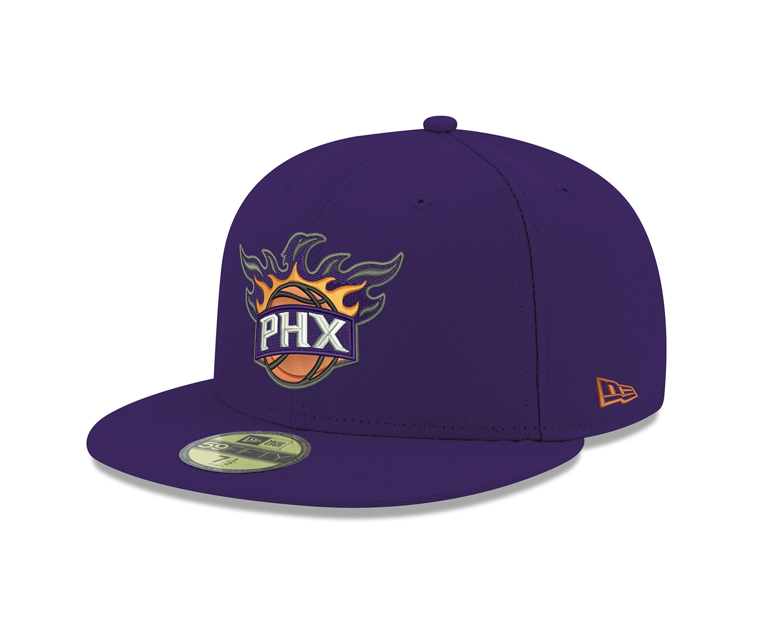 New Era NBA Phoenix Suns Mens Official 59FIFTY Fitted Cap, 7.375, Purple