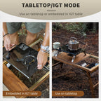 Naturehike Camping Gas Stove For Igt Table, Folding Isobutane Stove With Carry Bag, Portable Camp Stove For Outdoor Car Camping