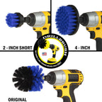 Drill Brush Boat Accessories - Kayak Cleaning Kit - Boat Drill Brush Set - Marine Scrub Brush Attachment For Drill - Rotary Clea