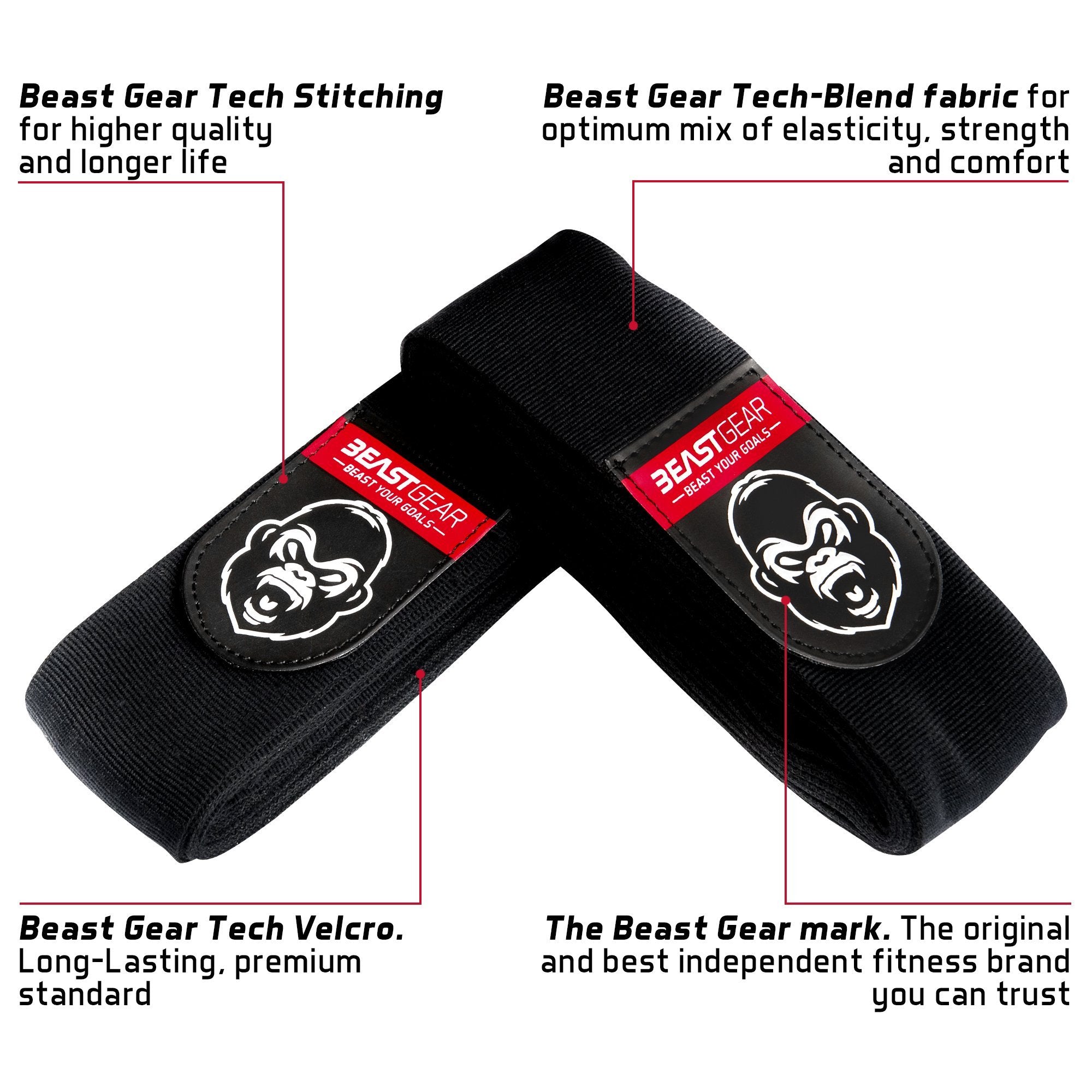 Beast Gear Boxing Wraps - Hand Gloves For Kickboxing, Martial Arts