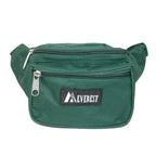Everest Fabric Multi Pocket Fanny Waist Pack, Forest Green