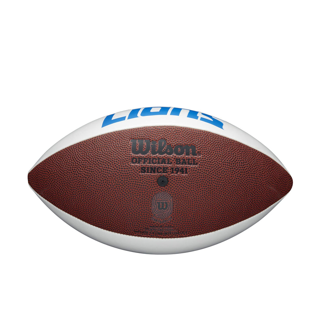 Wilson Nfl Live Signature Autograph Football - Official Size, Detroit Lions