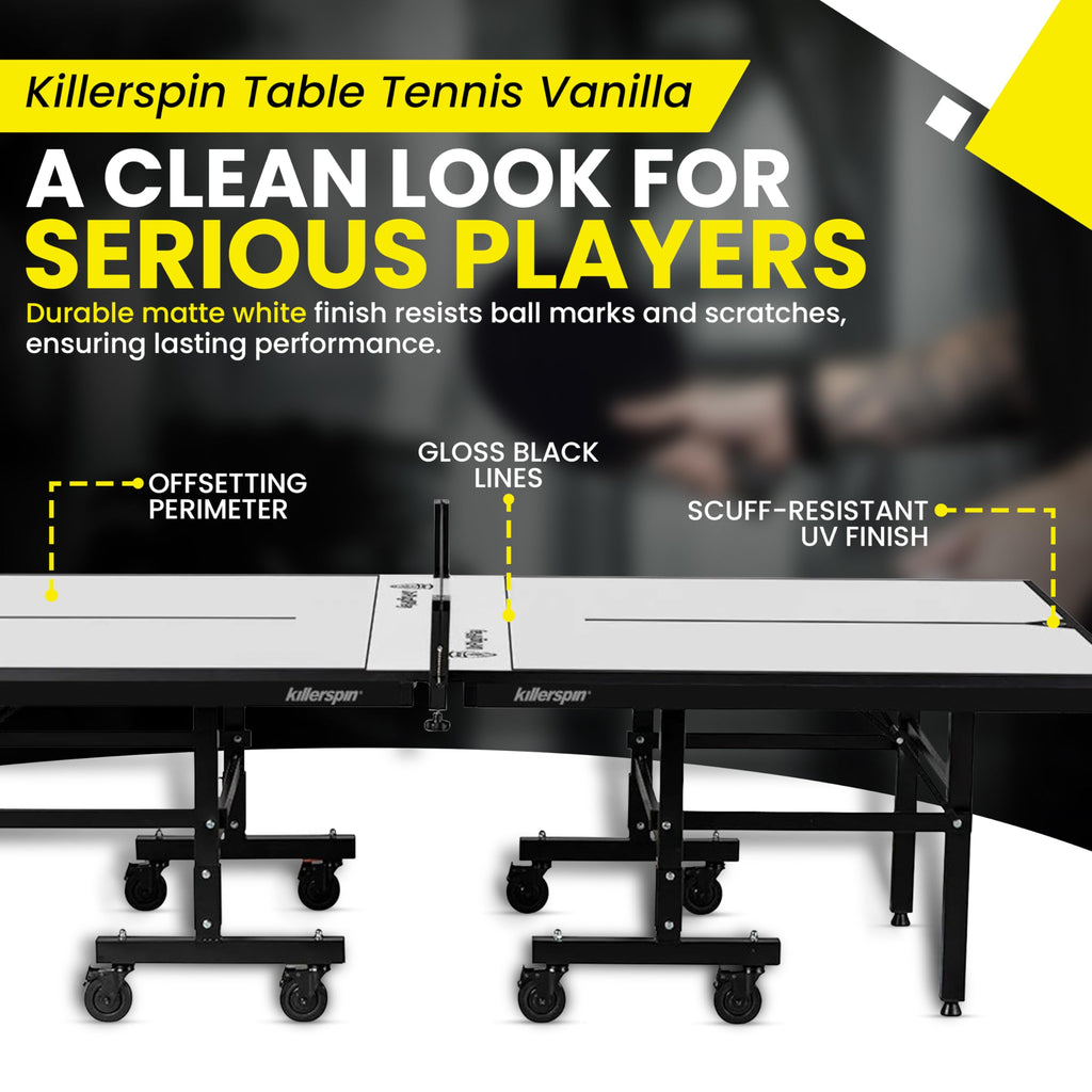 Killerspin Myt 415Max - Table Tennis Table, Vanilla