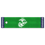 Fanmats 9576 U.S. Marines Putting Green Mat - 1.5Ft. X 6Ft. - Marines Alternate Logo
