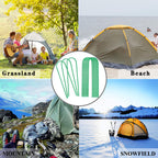 10''X2'' Trampolines Wind Stakes Green Heavy Duty U Shape Steel Garden Stakes Ground Anchors With Sharp End For Camping Tent, Ga