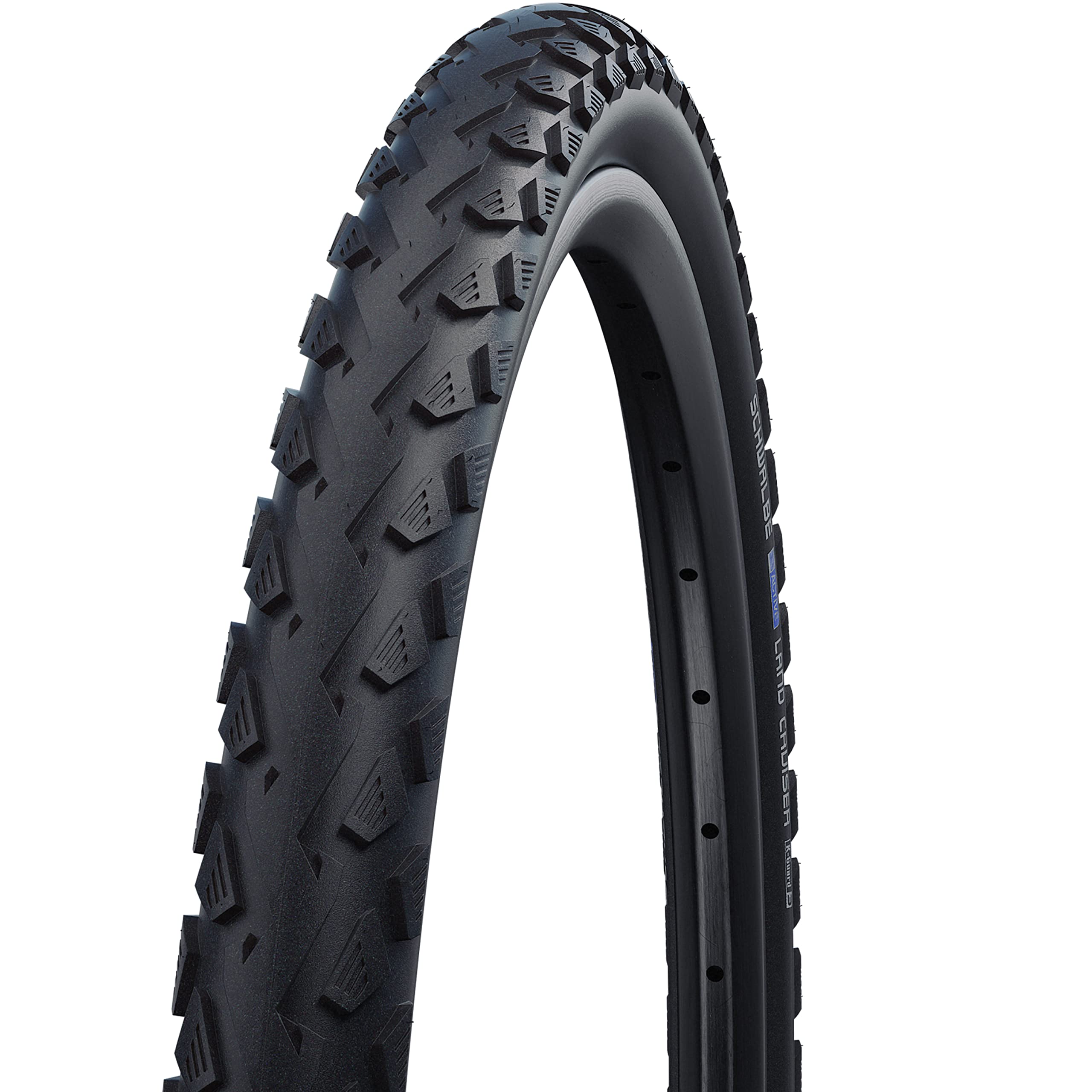 Schwalbe Land Cruiser Hs 450 Cruiser Bicycle Tire - Wire Bead - Black (Black - 700 X 35C)