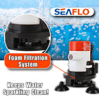 Seaflo-Portable 12V Livewell Aeration Pump System Kit For Boats