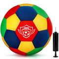 HopeRock House Soccer Ball Soft Foam Indoor Soccer Ball Size 4 with Football Pump Inside for Your Home Ball Lightweight Safe for