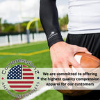 Compression Arm Sleeves For Kids - Cooling, Football, Basketball, Golf, Uv Sun