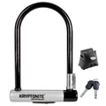 Kryptonite Kryptolok ATB Bike U-Lock, Heavy Duty Anti-Theft Sold Secure Gold U Lock, 12.7mm Shackle with Mounting Bracket and Ke