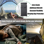 Frelaxy Sleeping Bag Liner, Xl Travel Sheet & Camping Sheet For Backpacking, Hotel, Hostels & Traveling, Comfy & Easy Care, Full