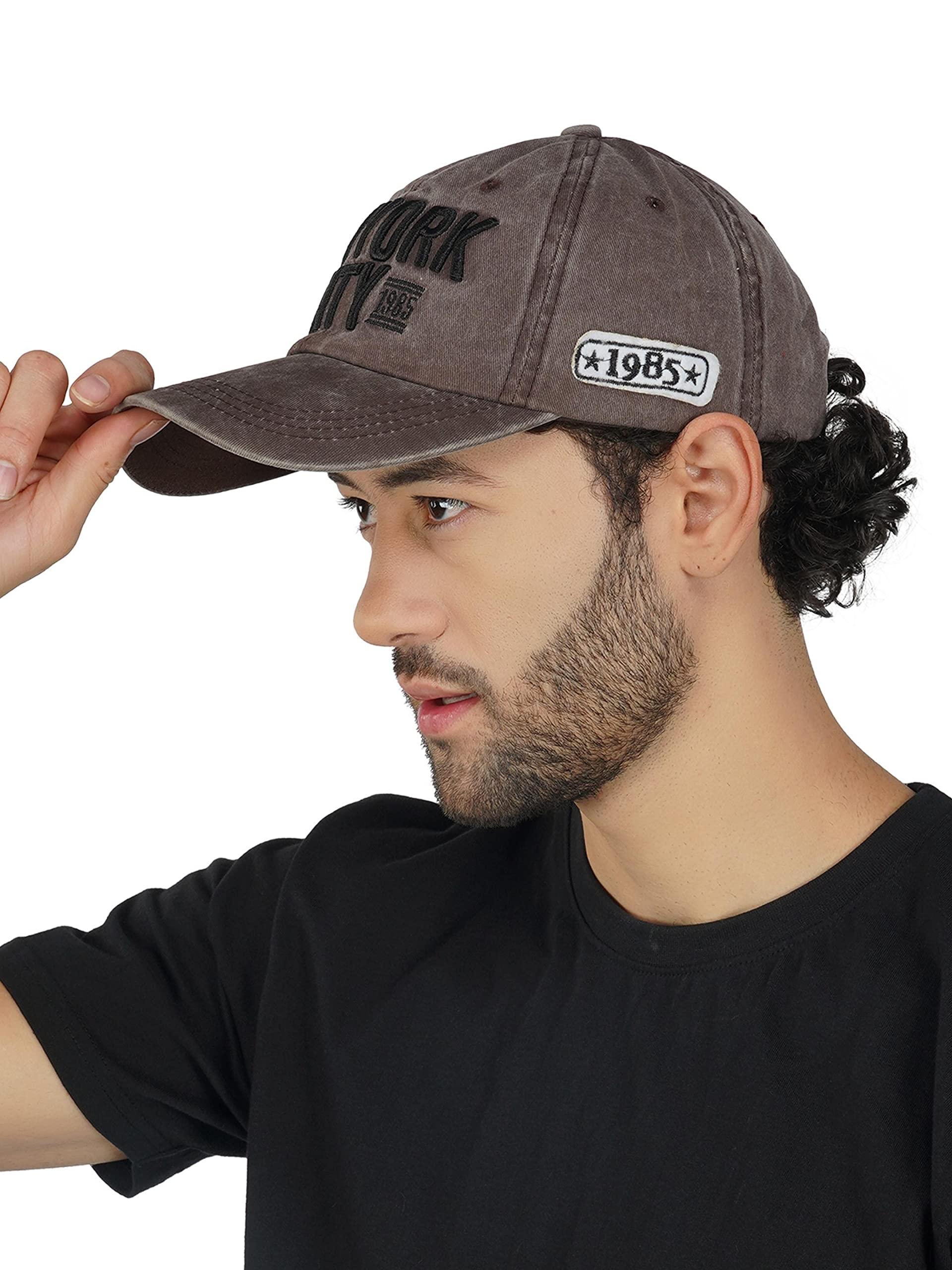 Isweven Cap For Men Women Unisex Topi | BoyS GirlS Skull Caps | Adjustable Size Buckle Closure Summer Sports Cricket Gym Cotto