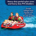 Wow Sports World Of Watersports Coupe Cockpit 1 Or 2 Person Inflatable Towable Cockpit Tube For Boating, 15-1030