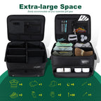Himal Himal2 Layer Golf Trunk Organizer, Collapsible & Foldable Golf Travel Storage,Waterproof Car Golf Bag With Independent Ven