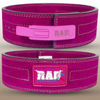 Rad Weight Lifting Belts Powerlifting And Weightlifting Belt With Lever Buckle, 10Mm (Pink, Xl)