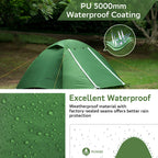 Clostnature Polaris Lightweight Backpacking Tent - 2 Person Ultralight Waterproof Camping Tent, 3 Season Large Size Easy Setup T