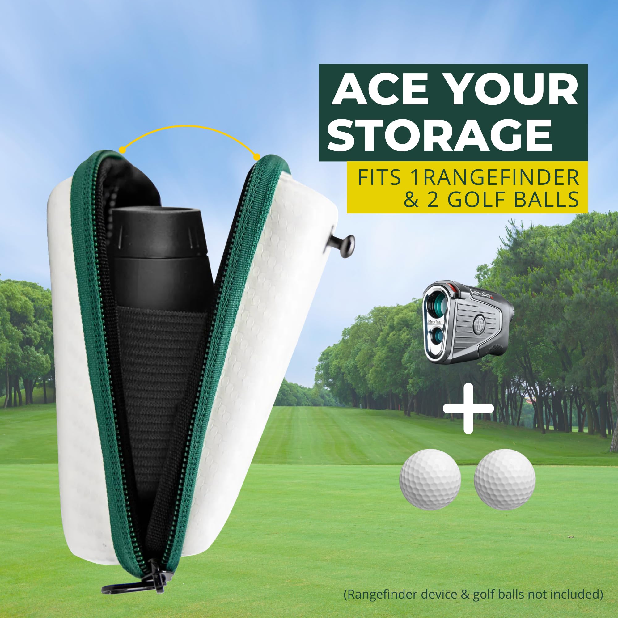 Paar Club Golf Range Finder Case  Universal Hardshell Case Compatible With Bushnell/Callaway & Most Rangefinder  Protect & Carry