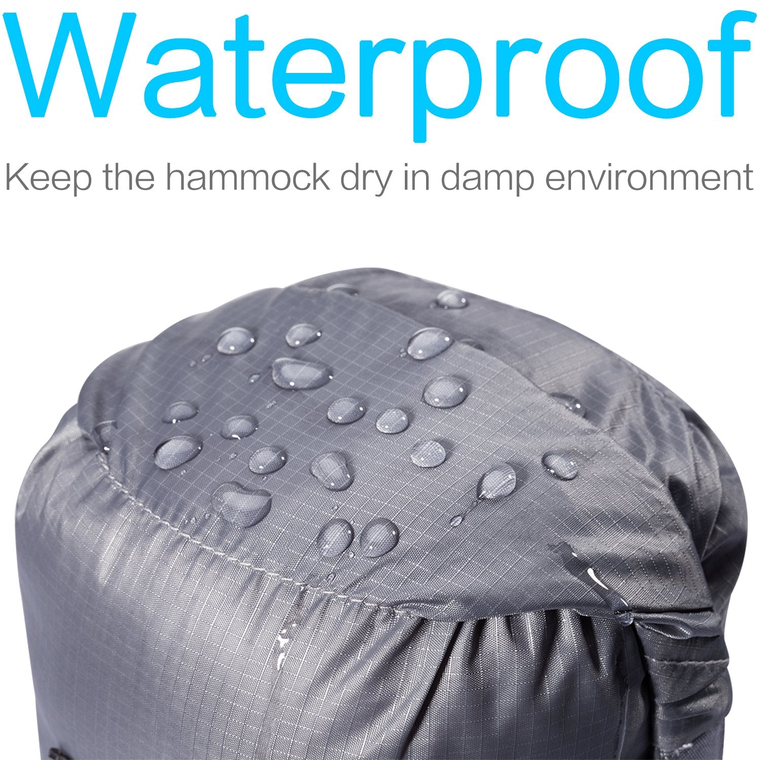 Birmi Portable Double Hammock With Straps - Waterproof Compression Sack  Light And Ultrasoft Parachute Nylon Rated For 500 Lbs.