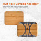 Ncamp Universal Portable Outdoor Camping Elevated Prep Cutting Board Surface For Hiking And Backpacking