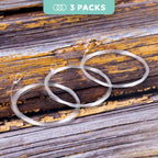 Sf Pre-Tied Loop Heavy Butt Fly Fishing Bass Tapered Leader High Knot Strength Clear Nylon For Bass/Large Flies 3 Packs 9Ft 12Lb