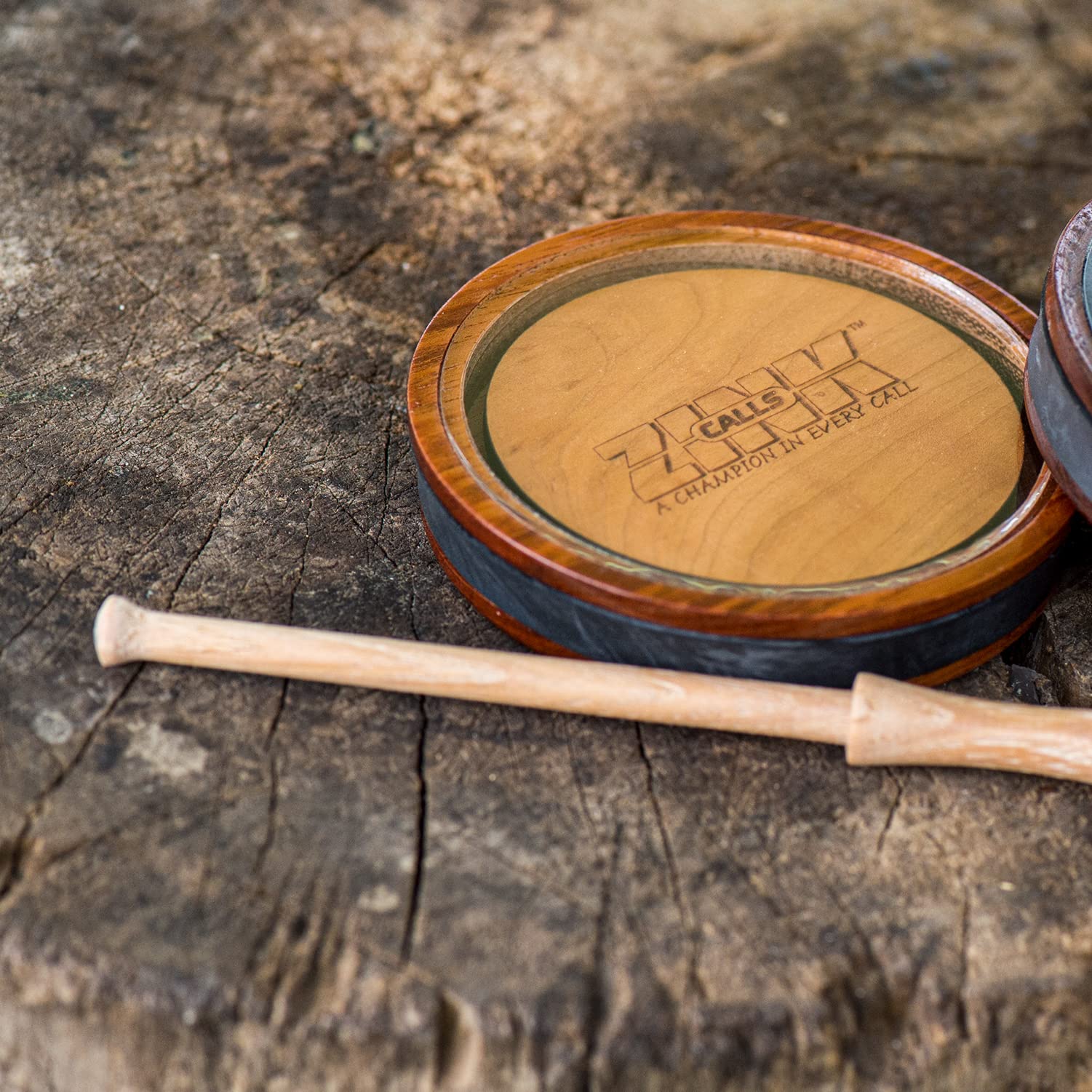 Zink Wicked Series Hunting Pot Turkey Call | Wood/Acrylic Durable Weatherproof Traditional Design Hand-Tuned Soft Close-Range Ca