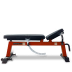 Cap Barbell Deluxe Utility Weight Bench, Red (Fm-Cs804Dx-Rd)