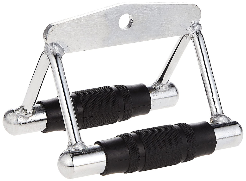Cap Barbell Deluxe Double D Handle With Rubber Handgrips