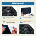 KING MOUNTAIN Self Adhesive Nylon Fabric Repair Patch, 5  8 Inches 8 Pcs, Quick Down Jacket Repair Patch, Waterproof Outdoor Gea