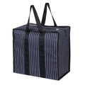 Double R Bags Extra Large Multipurpose Heavy Duty Canvas Storage Organizer Shopper Bag With Strong Handles, Zip Cover & 1 Compar
