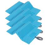 Redcamp Foam Hiking Seat Pad, Foldable Z Ultralight Sitting Pad For Camping Backpacking Stadium Outdoor, Blue 4Pcs